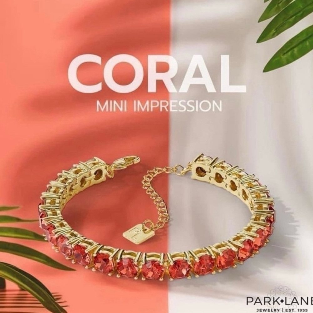 Park Lane Coral Mini Impression Bracelet